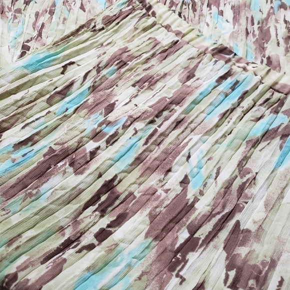 𝅺Tanjay Plisse Skirt Size 18 - Picture 3 of 8